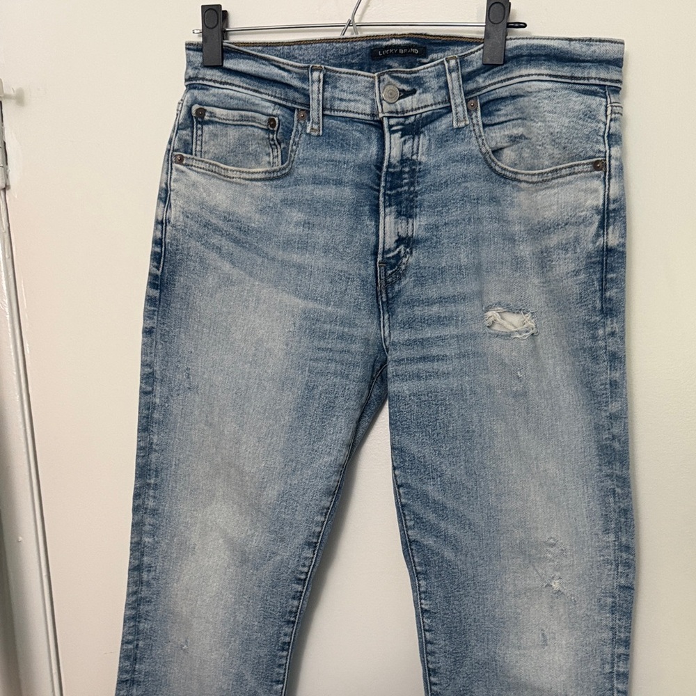 Lucky Brand Men's Light Blue Straight Jeans